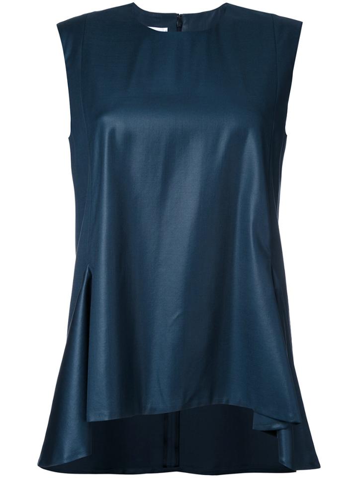 Jil Sander Flared Tank Top - Green