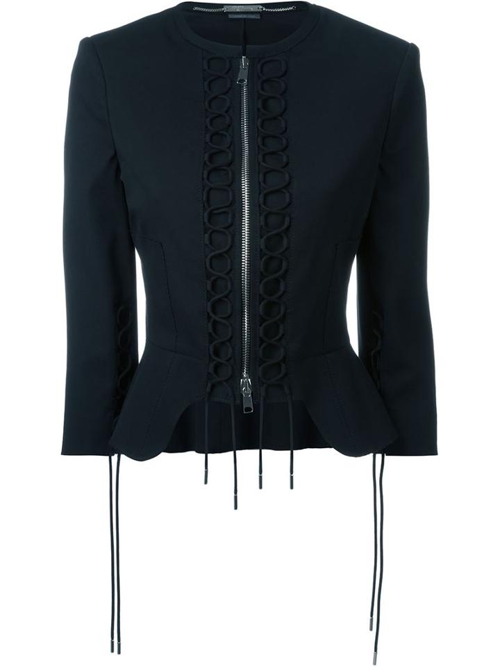 Alexander Mcqueen Structured Cropped Jacket