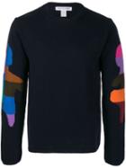 Comme Des Garçons Shirt Fine Knit Sweatshirt - Blue