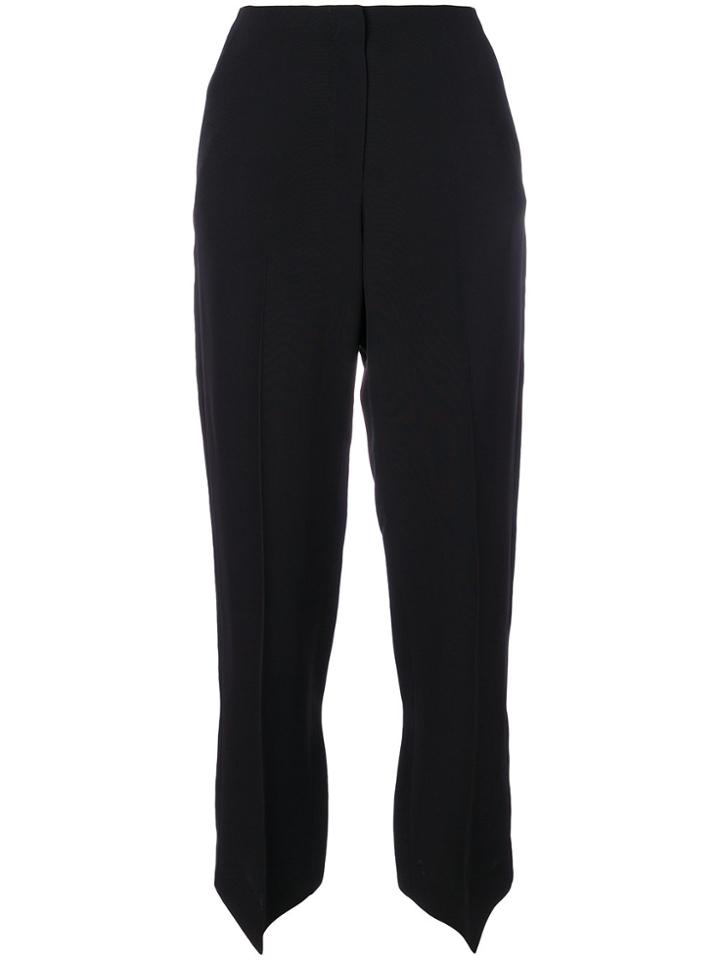 Mm6 Maison Margiela High-waist Tailored Trousers - Black