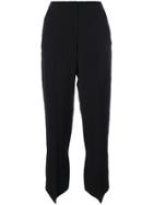 Mm6 Maison Margiela High-waist Tailored Trousers - Black