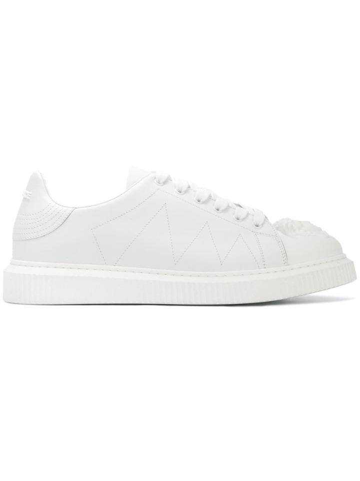 Versace Debossed Medusa Logo Sneakers - White