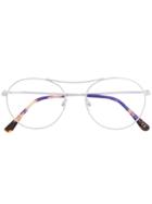 Tom Ford Eyewear Round Frames Glasses - Silver