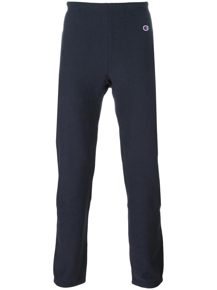 Champion Elasticated Waistband Sweatpants, Men's, Size: Medium, Blue, Cotton