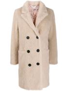 Zadig & Voltaire Mint Fuzzy Coat - Neutrals