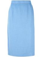 Louis Feraud Pre-owned Classic Pencil Skirt - Blue