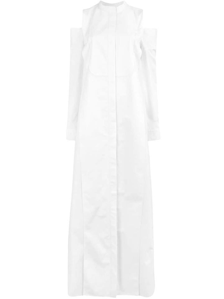 Maison Rabih Kayrouz Off-shoulder Long Dress - White