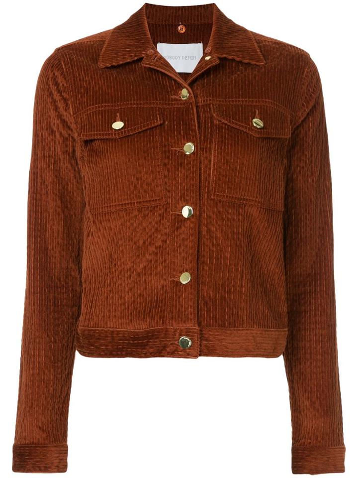 Nobody Denim Poetic Jacket - Brown