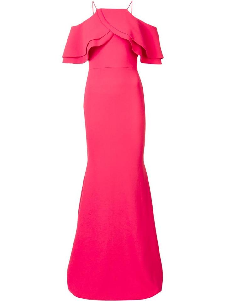 Christian Siriano Layered Shoulder Dress, Women's, Size: 6, Pink/purple, Polyester