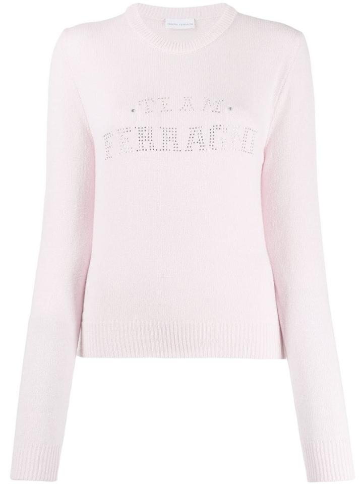 Chiara Ferragni Embellished Logo Jumper - Pink
