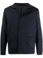 Filippa-k Button-down Bomber Jacket - Blue