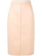 No21 High-waist Fitted Skirt - Neutrals