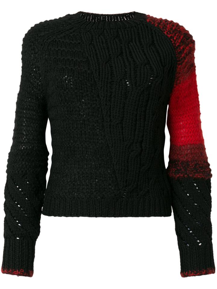 Helmut Lang Patchwork Jumper - Black
