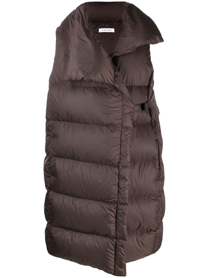 Falke Padded Sleeveless Coat - Brown
