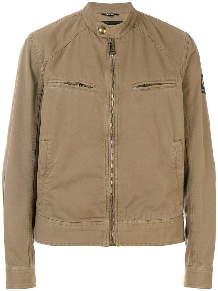Belstaff Lightweight Fitted Jacket - Brown
