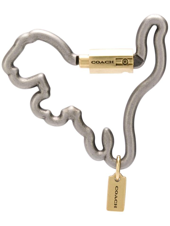 Coach Rexy Carabiner - Silver