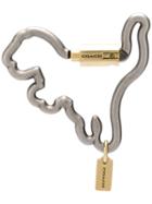 Coach Rexy Carabiner - Silver