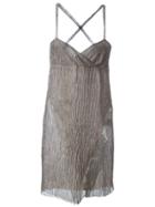Romeo Gigli Vintage Crisscross Back Dress - Grey