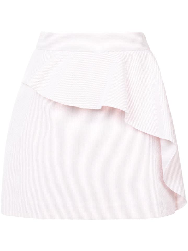 Milly Frill Trim Mini Skirt - Pink & Purple