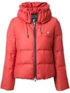 Loveless Zipped Puffer Jacket, Women's, Size: 3, Yellow/orange, Polyester/rayon