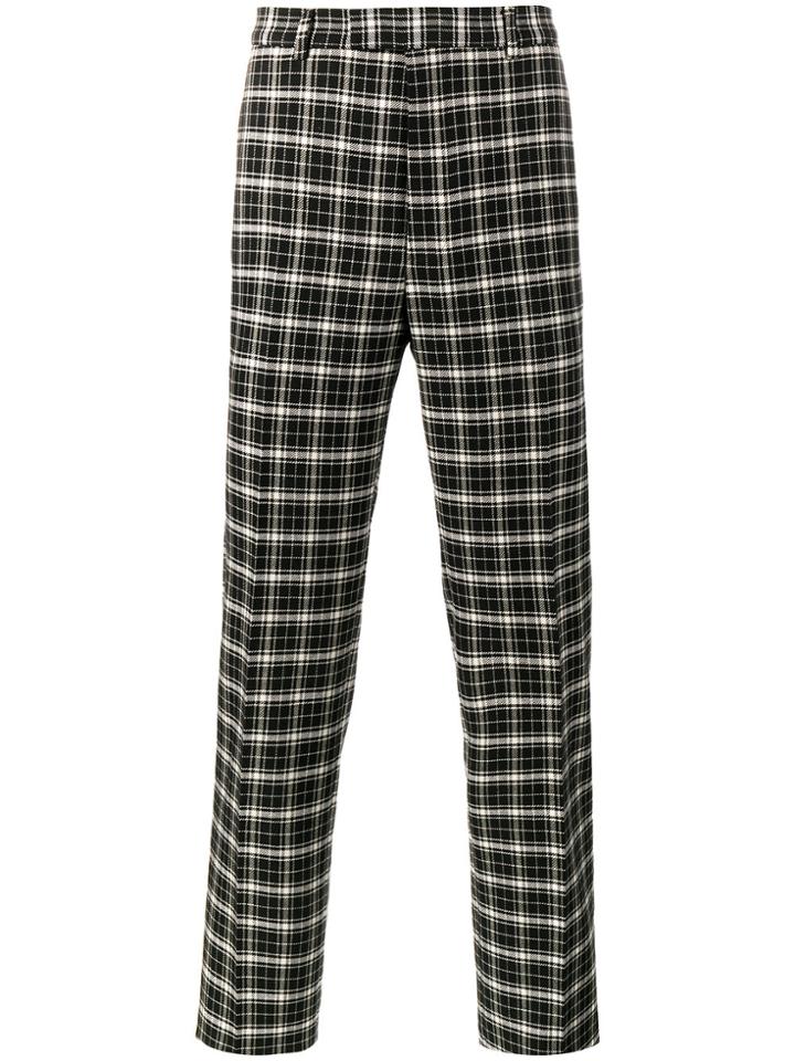 Gucci Checked Trousers - Black