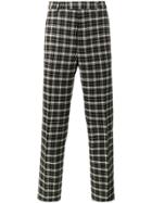 Gucci Checked Trousers - Black