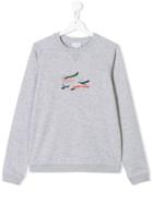 Lacoste Kids Printed Logo Sweatshirt - Grey