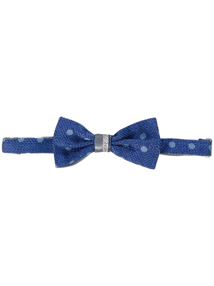 Canali Polka Dot Bow-tie - Blue
