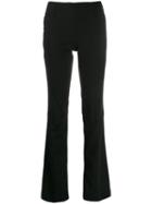 Gucci Pre-owned 2000's Side Buckles Bootcut Trousers - Black