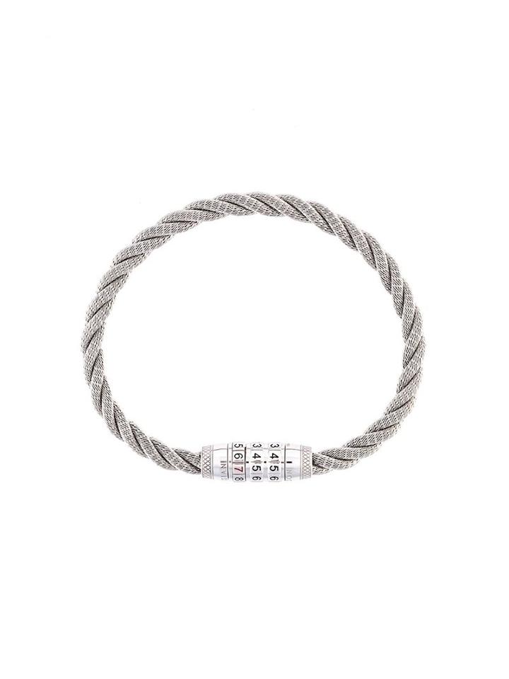 Tateossian Duo Braid Bracelet, Men's, Metallic