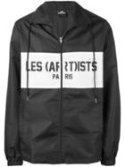 Les (art)ists Logo Print Sports Jacket - Black