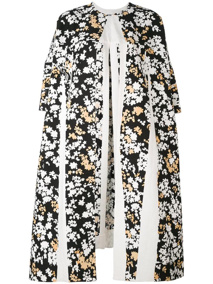 Jil Sander - Danimarca Printed Kimono - Women - Silk/cotton/cupro - 36, Black, Silk/cotton/cupro