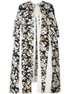 Jil Sander - Danimarca Printed Kimono - Women - Silk/cotton/cupro - 36, Black, Silk/cotton/cupro