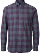 Kent & Curwen Gingham Check Shirt, Men's, Size: Xl, Pink/purple, Cotton