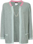 Chanel Vintage Cashmere Open Cardigan - Grey