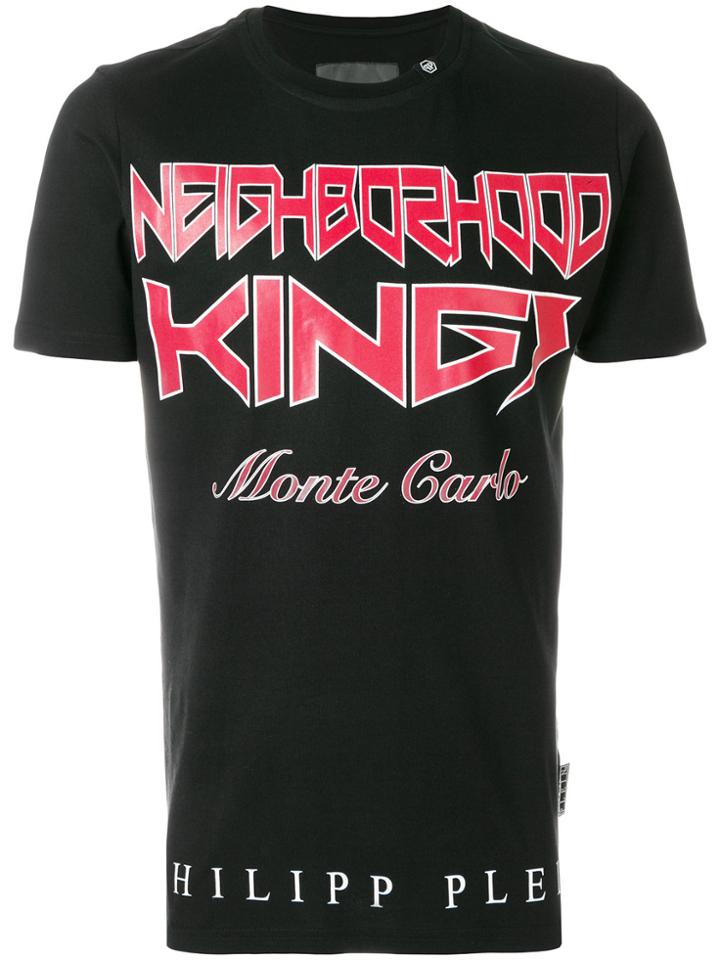 Philipp Plein Ss Town Monte Carlo T-shirt - Black