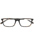 Montblanc Rectangular Shape Glasses - Brown