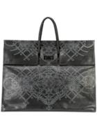 William Ltd. - 'los Angeles' Tote - Men - Goat Skin - One Size, Black, Goat Skin