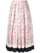 Proenza Schouler Knife-pleated Long Skirt - White