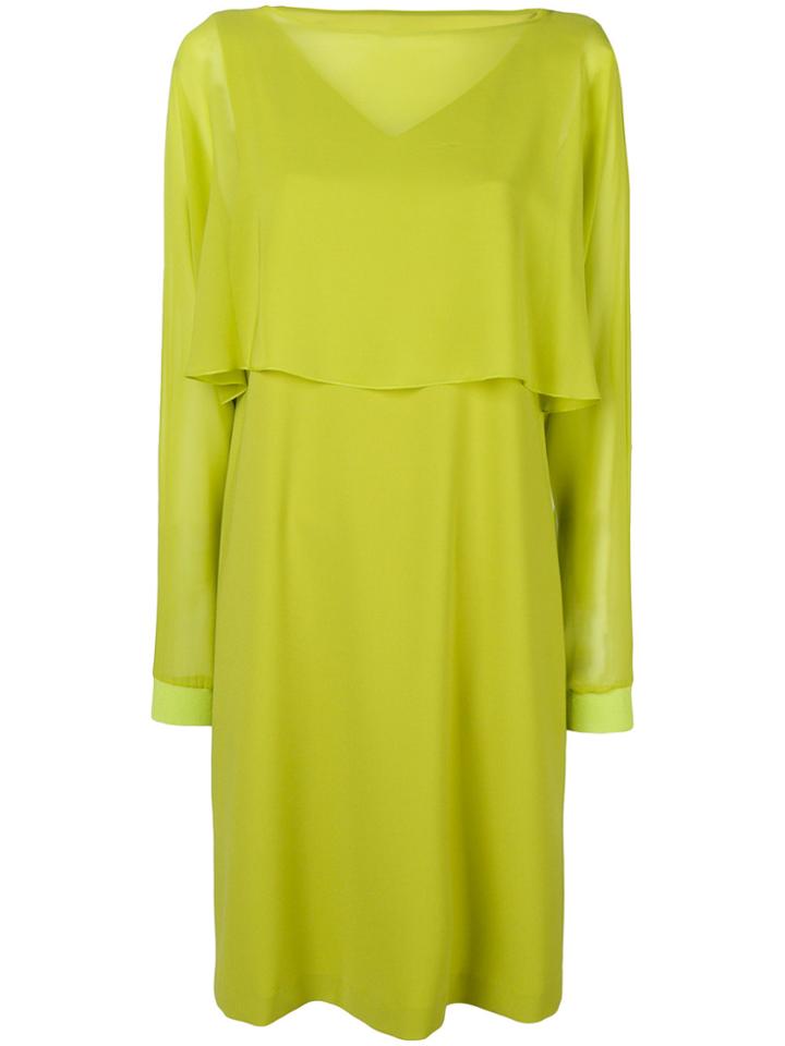 D.exterior Top Detail Midi Dress - Green