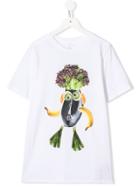 Stella Mccartney Kids Meat Free Monster T-shirt - White
