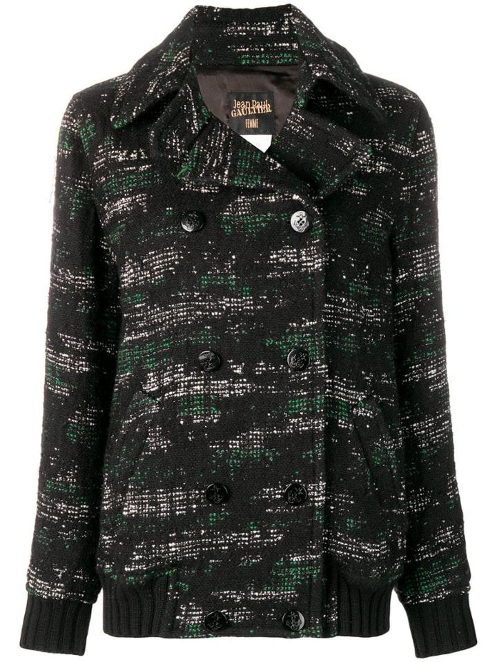 Jean Paul Gaultier Pre-owned Boucle Knit Jacket - Black