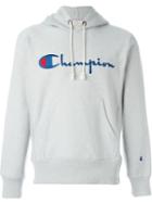 Champion Front Logo Hoodie, Adult Unisex, Size: M, Grey, Cotton