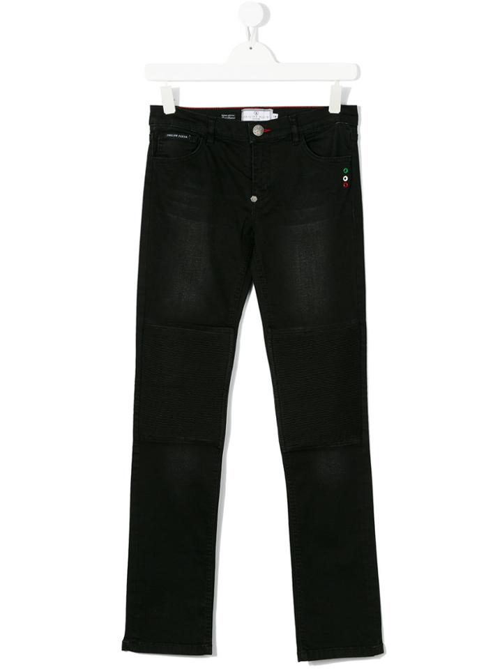Philipp Plein Junior Regular Trousers - Black