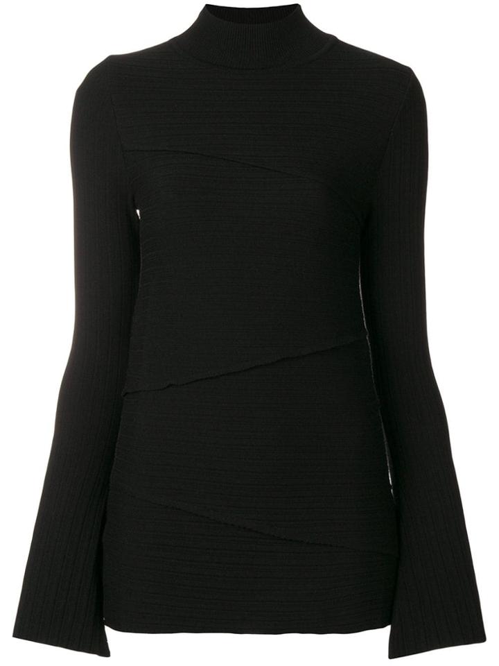 Pinko Fitted Knit Top - Black
