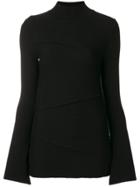 Pinko Fitted Knit Top - Black