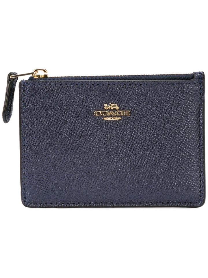 Coach Mini Skinny Id Case - Blue