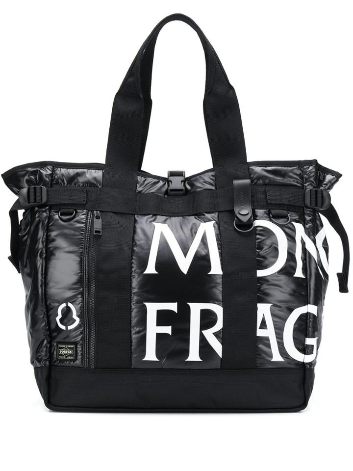 Moncler Padded Logo Tote - Black