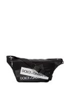 Dolce & Gabbana Large Logo-print Belt Bag - Black