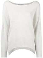Stella Mccartney - Slouchy Sweater - Women - Polyamide/viscose - 42, Women's, Nude/neutrals, Polyamide/viscose